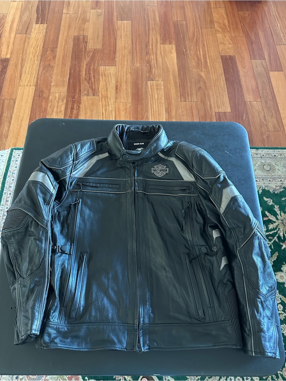 Harley-Davidson Men's Black Leather Riding Jacket Men’s XL